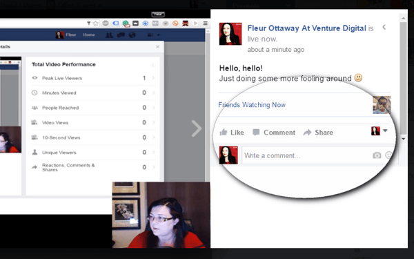 facebook live view kommentaarid töölaual