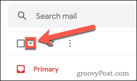 Gmail Valige nupp Kõik e-posti lisavalikud