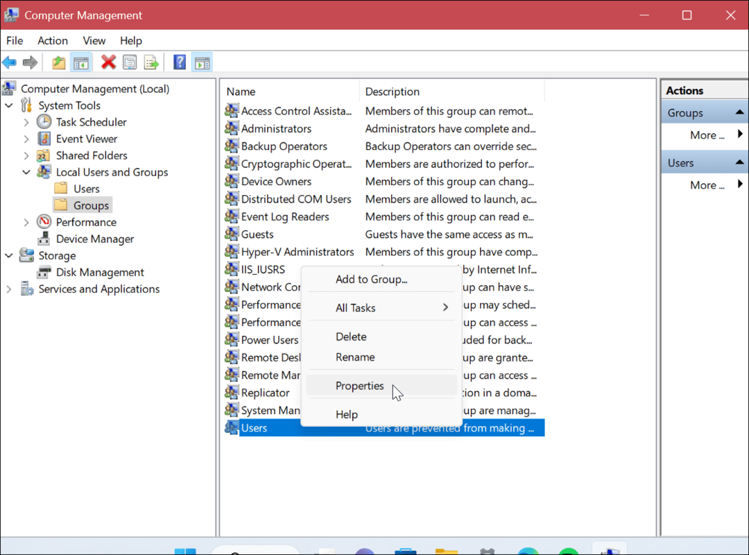 Määrake kasutajakonto tüüp opsüsteemis Windows 11