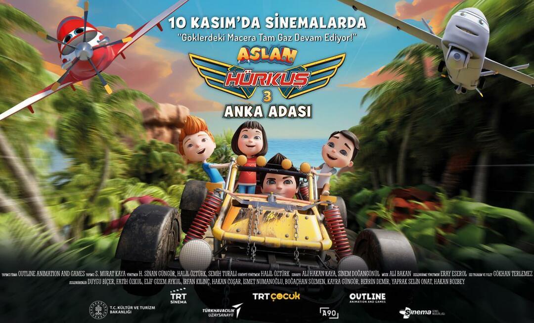 Hea uudis animatsioonisõpradele! "Aslan Hürkuş 3: Anka Island" ilmub