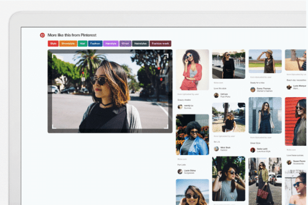Pinterest lõi oma visuaalse otsingu tehnoloogia Chrome'i Pinteresti brauseri laiendusse.