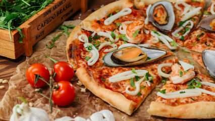 Kuidas valmistada mereandidest pitsat? Mereandide Vahemere pitsa retsept kodus! Pizza Di Mare
