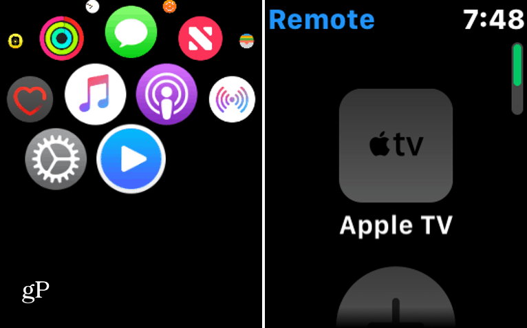 Ühendage Apple Watch Apple TV-ga