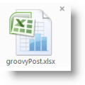 Office'i veebirakendused - Skydrive Exceli ikoon
