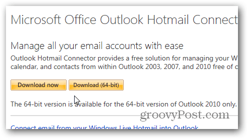 Outlook.com Outlook Hotmaili pistik - laadige alla