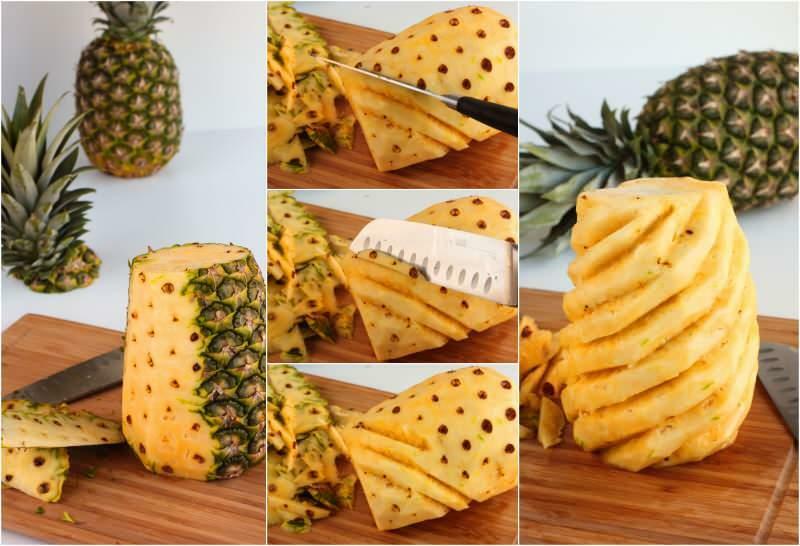 kuidas ananassi koorida