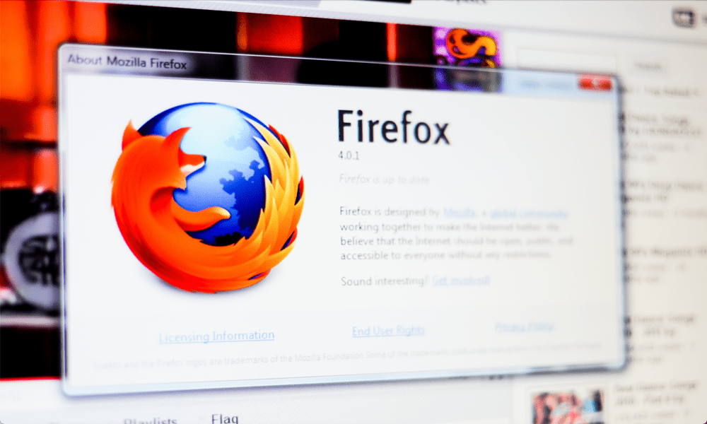 Firefoxi parandamine on juba töös