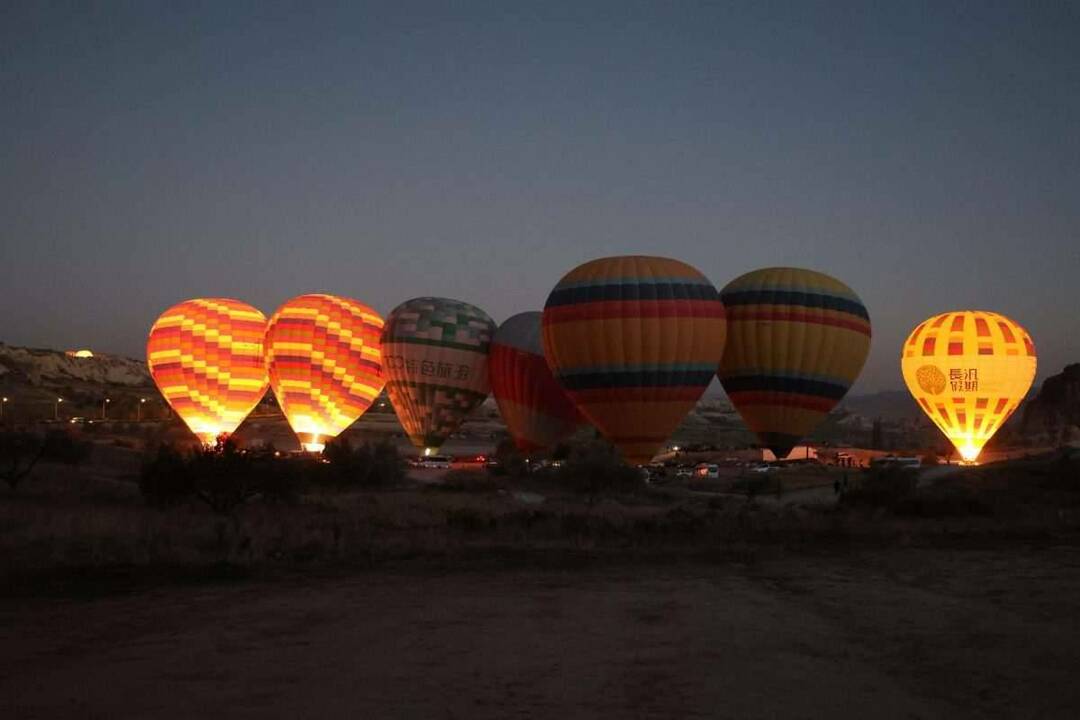 550 tuhat turisti jälgis Kapadookiat taevast