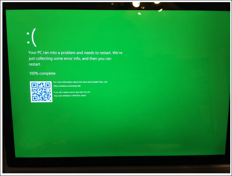 Microsoft tutvustab surma rohelist ekraani ainult Windowsi siseringi jaoks