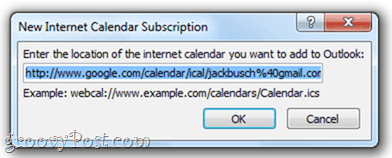 Google'i kalender Outlook 2010-ni