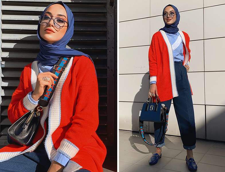 Kardiganide mudelid, mis paistavad silma 2021. aasta hijabi moel | Kuidas kombineerida kardiganid?