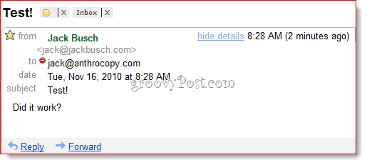Pimekoopia Gmaili sõnumite filtreerimine