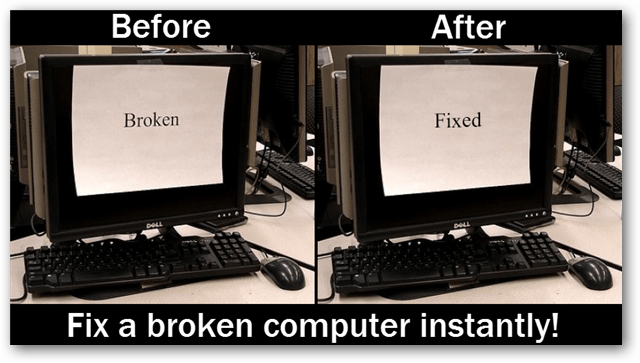 Selle ühe lihtsa trikkiga saate lahendada kõik arvutiprobleemid!