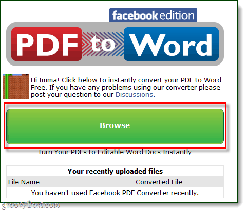 PDF to word Facebooki sirvimine