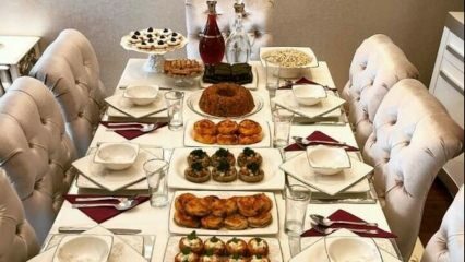 Iftar-tabelite spetsiaalsed esitlussoovitused
