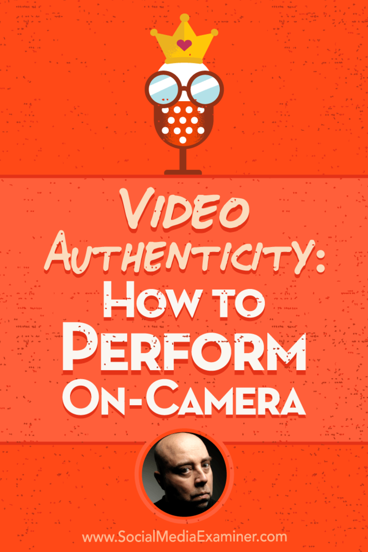 Video autentsus: kuidas kaameras toimida, kasutades David H Lawrence XVII teadmisi sotsiaalmeedia turunduse Podcastis.