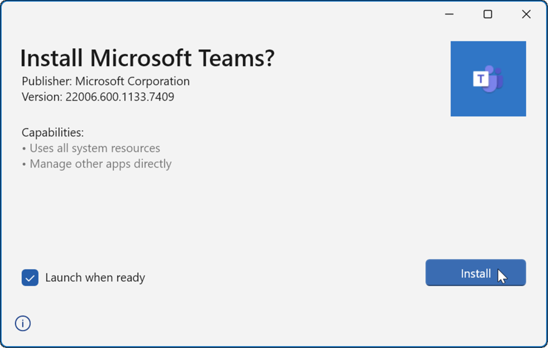 installige Microsoft Teams, mis ei laadi