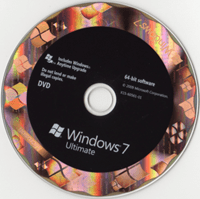 Windows 7 installiketas või iso