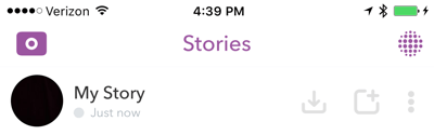 Salvestage kogu oma Snapchati lugu iga päeva lõpus.