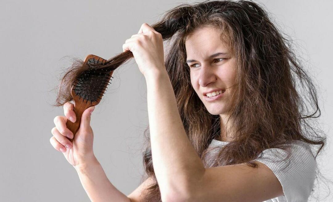Kuidas lahti harutada sassis ja vilditud juukseid?
