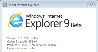 Internet Explorer 9 allalaadimine ja funktsioonid