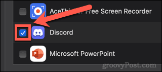 Discord ekraani salvestamise load mac
