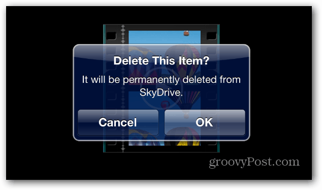 Kuidas kasutada prügikasti Windows SkyDrive'is