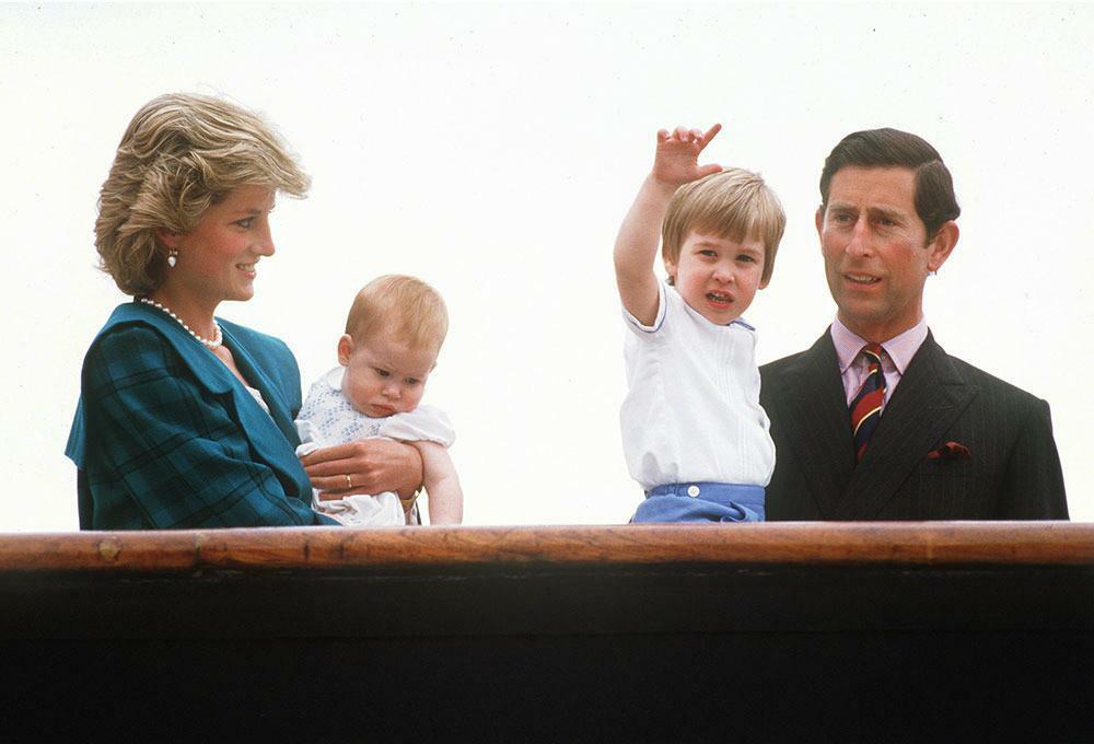 Printsess Diana, kuningas Charles III ja nende lapsed