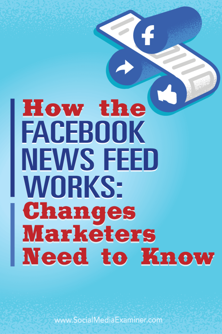 Kuidas Facebooki uudistevoog töötab: turundajad peavad teadma muudatusi: sotsiaalmeedia eksamineerija