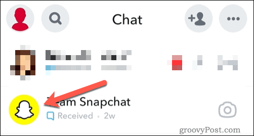 Avage Snapchatis sõbra ikoon