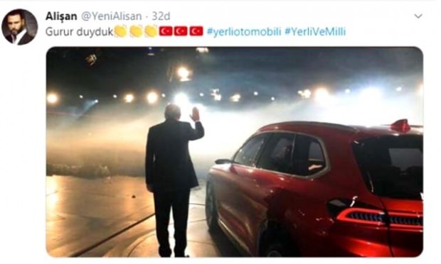 President Erdogani kodumaine autode jagamine raputas sotsiaalmeediat! Jälgijate arvu kasv ...