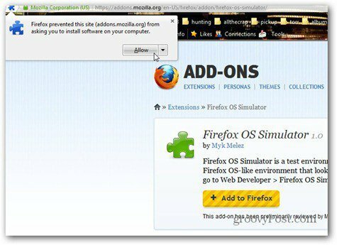 Firefox os lisada faili