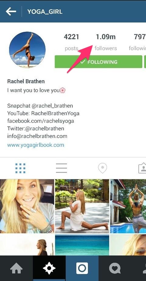 instagram konto yoga_girl