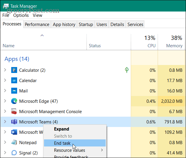 Sulgege Teams Task Manager