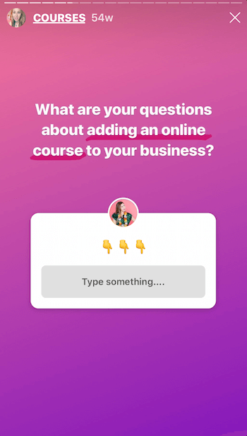 Instagrami lugu kleebisega Küsimused