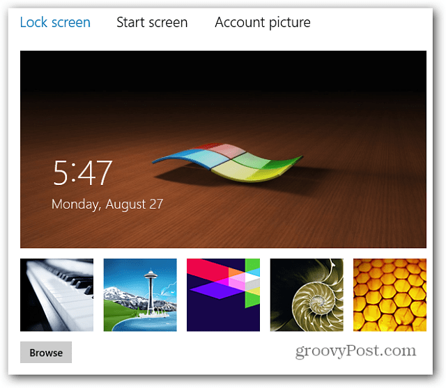 Kuidas kohandada Windows 8 lukustusekraani