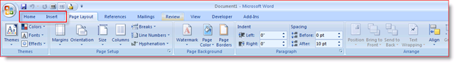Office 2007 tööriistariba enne UBitMenu