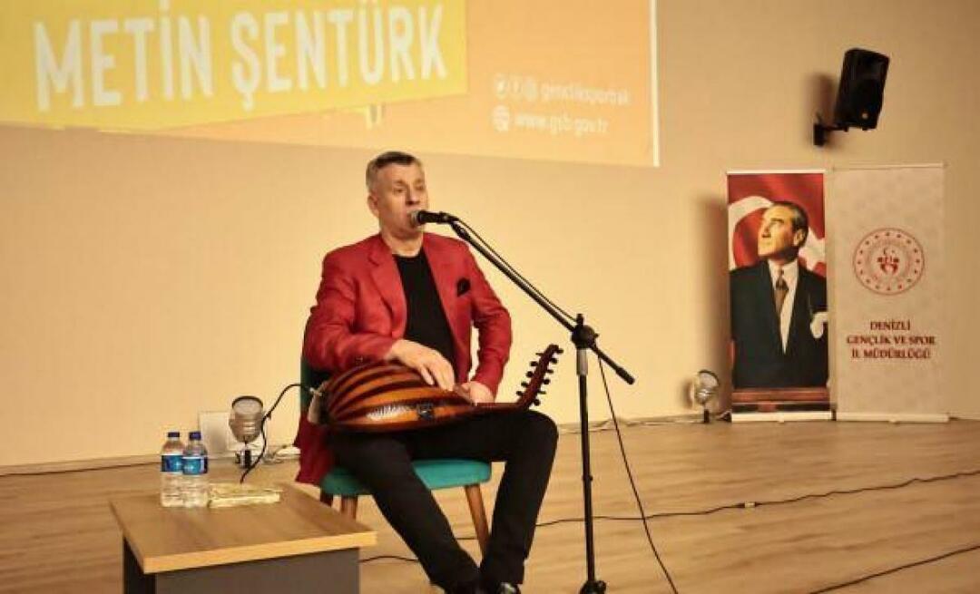 Metin Şentürk kohtus noortega programmi 