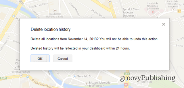 Google'i asukoha ajalugu
