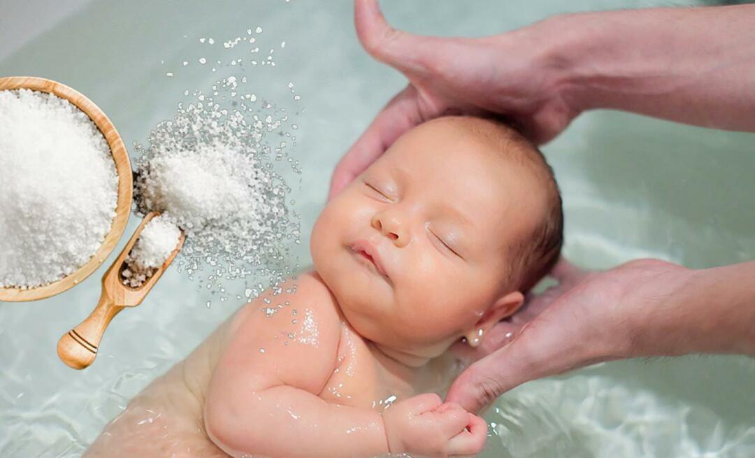 Kas imikute soolaga vannitamine on kahjulik? Kust on pärit vastsündinute soolamise komme?
