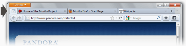 Firefoxi uued vahelehed