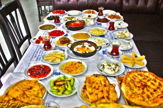 Van hommikusöögilaud, Aksaray