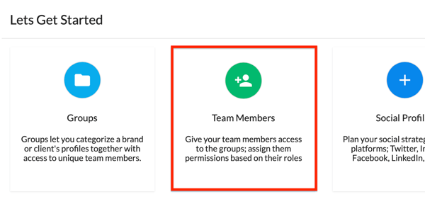 Alustage meeskonnaliikmete lisamisega oma Statusbrew kontole.