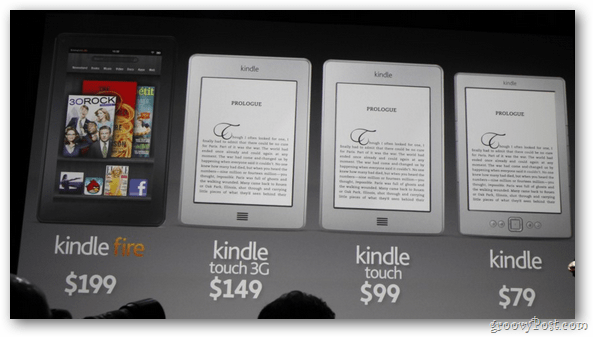 Amazon: kuulutab välja kolm uut Kindle'i lugejat, millel on uus 199 dollarise hinnaga Kindle Fire värviline tablett