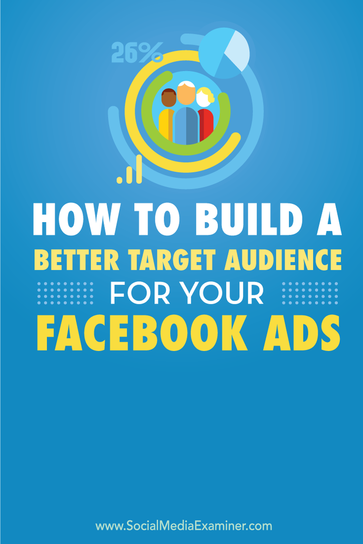 kuidas luua Facebooki reklaamide jaoks parem sihtrühm