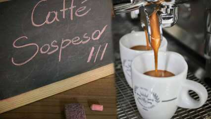 Mida tähendab kohvi riputamine? Caffé Sospeso: Napoli kohvi riputamise traditsioon