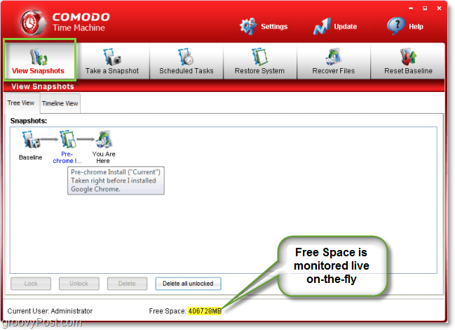 Comodo ajamasin loob süsteemipilte ja pilte