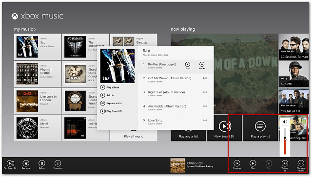 Microsoft värskendab Windows 8 / RT Xbox Music Appi ja palju muud