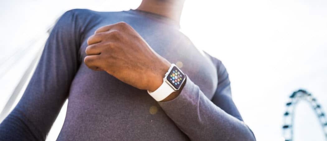 Apple Watchi kasutamine terviseeesmärkide jälgimiseks ja saavutamiseks