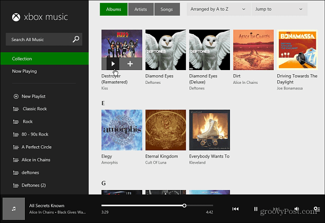 Xboxi muusika veebiliides